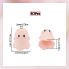 30Pcs Opaque Acrylic Beads MACR-SC0001-60C-2