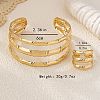 Bamboo Joint Alloy Cuff Bangle & Cuff Rings Sets FS-WG990BE-01-6