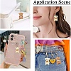 10Pcs Opaque Resin Pendants RESI-YW0004-12A-6