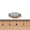 304 Stainless Steel Magnetic Clasps STAS-C127-18B-P-3