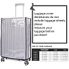 Transparent PVC Luggage Cover AJEW-WH20080-52C-4