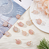 HOBBIESAY 40Pcs Natural Rose Quartz Pendants G-HY0001-43-4