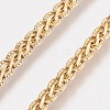 Brass Rope Chain Necklaces Making X-NJEW-O101-18G-2