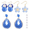 3 Pairs 3 Styles Earrring Sets EJEW-TA000-70C-1