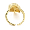 Brass Open Cuff Rings for Women RJEW-Z072-02G-03-3