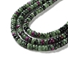 Natural Ruby in Zoisite Beads Strands G-K343-C37-01-4