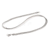 Non-Tarnish 304 Stainless Steel Twist Chain Necklaces for Women NJEW-G140-08A-P-2