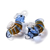 Handmade Lampwork Pendants LAMP-S068-08D-2