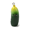 Opaque Resin Imitation Vegetable Pendants RE-CBAAB56-06-1