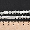 Frosted Crackle Glass Beads Strands GLAA-U001-8mm-M07-4