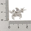 925 Sterling Silver Micro Pave Cubic Zirconia Pendants STER-Q190-01P-3
