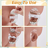 180Pcs 2 Styles PU Baby Waterproof Ear Stickers AJEW-GA0008-18A-4