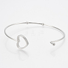 Tarnish Resistant 304 Stainless Steel Bangles STAS-N084-03-3