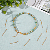 120Pcs 304 Stainless Steel Curb Chains Extender STAS-UN0059-36G-4