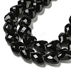 Natural Obsidian Beads Strands G-P544-E02-01-4