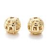 Alloy Hollow Beads X1-PALLOY-P238-20G-RS-2