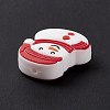 Christmas Silicone Focal Beads SIL-G003-F02-A-4