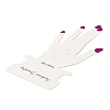 Hand Shaped Cardboard Paper Bracelet Display Cards X-CDIS-M005-06-3