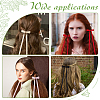 Big Bowknot Polyester Alligator Hair Clips AJEW-CP0008-39A-6