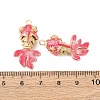 Brass Micro Pave Cubic Zirconia Pendants KK-D019-30A-G-3