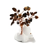 Natural Tiger Eye Tree Display Decorations DJEW-E007-01RC-05-3