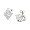 304 Stainless Steel Stud Earring Finding STAS-Z091-02P-01-2