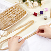 Polyester Centipede Braided Wavy Ribbon OCOR-WH0111-43A-3