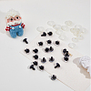 SUPERFINDINGS 100 Sets Plastic Doll Craft Eyes DIY-FH0006-68-5