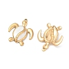 304 Stainless Steel Enamel Pendants STAS-Q119-10D-G-2