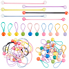 Rubber Elastic Hair Ties OHAR-OC0001-02-1