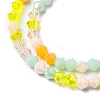 Electroplate Glass Beads Strands X1-EGLA-D018-02D-3