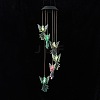 LED Solar Powered Angel Wind Chime HJEW-I009-03-6