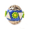 Handmade Polymer Clay Indonesia Beads IPDL-P005-04KCG-01-1
