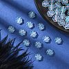 35Pcs Transparent Spray Painted Glass Beads GLAA-YW0001-73A-5
