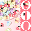 50Pcs 10 Styles Opaque Resin Cabochons CRES-SC0003-21-3