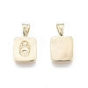 Brass Pendants KK-G432-15G-1