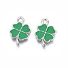 Rack Plating Alloy Enamel Pendants LS-ENAM-N055-088-01P-2
