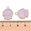 Alloy Enamel Pendants ENAM-T020-97-3