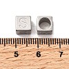 304 Stainless Steel European Beads STAS-D382-02S-P-2