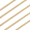 Ion Plating(IP) 304 Stainless Steel Curb Chains CHS-TAC0001-03G-4