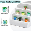 32Pcs 8 Colors Luminous Handmade Lampwork Fruit Beads LAMP-PA0001-28-2