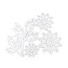 Flower Frame Metal Cutting Dies Stencils DIY-WH0017-05-2