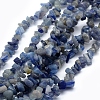 Dyed & Heated Natural Blue Aventurine Beads Strands G-P332-15-1