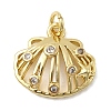 Brass Micro Pave Cubic Zirconia Pendants KK-H092-02B-G-1
