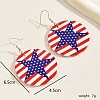 American Flag Earrings for Independence Day Celebration Party Wear Accessories BG2172-1-1