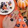 CHGCRAFT 28Pcs 14 Styles Halloween Opaque Resin Cabochons RESI-CA0001-60-3