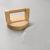 Pine Wood Stamping Plate with Handle TOOL-WH0155-216B-1