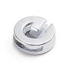 Alloy Slide Charms LS-ALRI-WH0005-09G-P-2