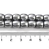 Synthetic Magnetic Hematite Beads Strands G-P545-H01-01D-4