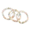 Natural Morganite Stretch Bracelets BJEW-F388-01-B-1